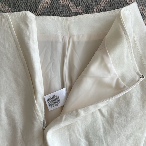 Leith High Waist Linen Blend Shorts - XS - Picture 8 of 9